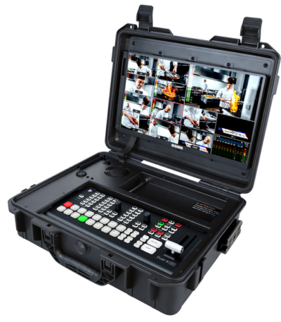 GoStream Duet 8 ISO Kit: All in One Pro Live Streaming Multi-Camera Video Switcher ISO Recorder Player Kit 4 HDMI&SDI in USB-C I/O